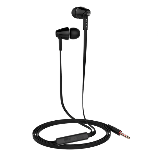 RONiN R-15 Genuine Bass Handsfree with bio-cellulose diaphragm, delivering deep bass and clear treble for an immersive sound experience.