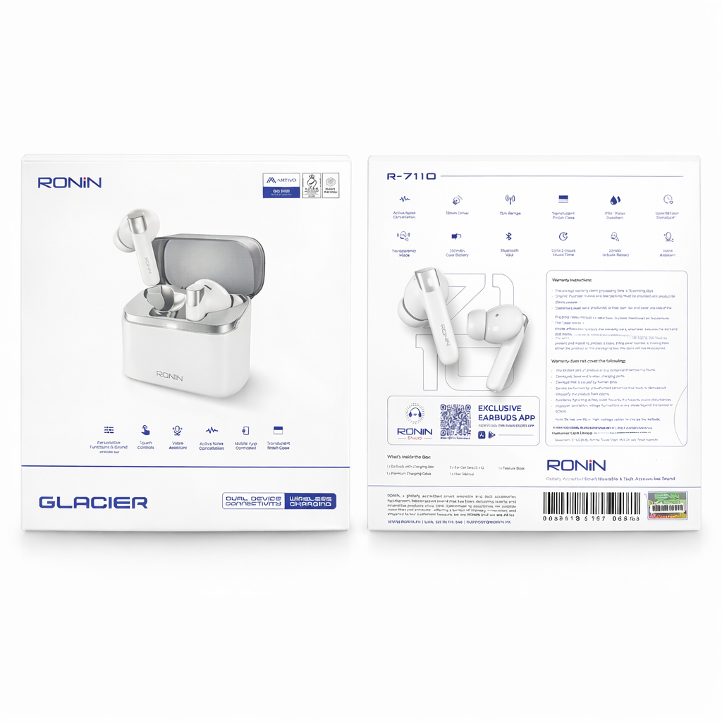 Glacier Earbuds Special Edition | R-7110 | Hassan Raheem